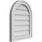 Ekena Millwork Round Top Surface Mount PVC Gable Vent w/ 2"W x 1-1/2"P Brickmould Frame, 16"W x 20"H GVPRT16X2002SN - alternate 2